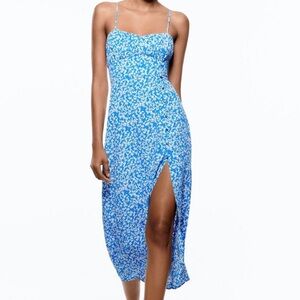 Zara Floral Print Corset Dress